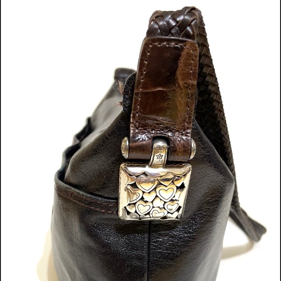 Brighton Two-tone Leather Shoulder Bag - Picture 5 of 12